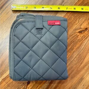 Storksak Charcoal Quilted diaper changing mat